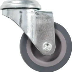 vidaXL Manipulación De Materiales-Ruedas giratorias con agujero pasador 4 unidades 50 mm