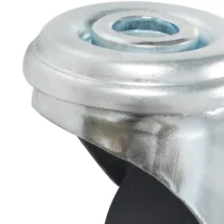 vidaXL Manipulación De Materiales-Ruedas giratorias con agujero pasador 4 unidades 50 mm