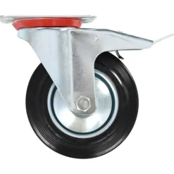 vidaXL Ruedas giratorias con frenos dobles 4 unidades 160 mm Online