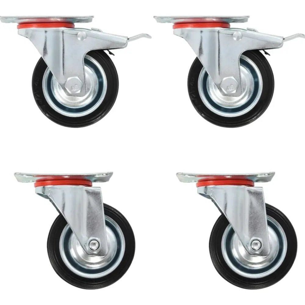 vidaXL Ruedas giratorias 4 unidades 75 mm Best