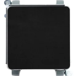 vidaXL Ruedas para muebles (4 unidades, con elevador, 13,5 x 13,5 x 6 cm, acero, 1300 kg)