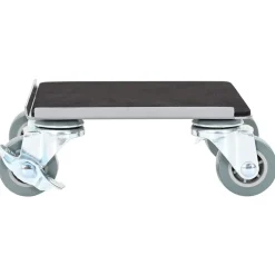 vidaXL Ruedas para muebles (4 unidades, con elevador, 13,5 x 13,5 x 6 cm, acero, 1300 kg)