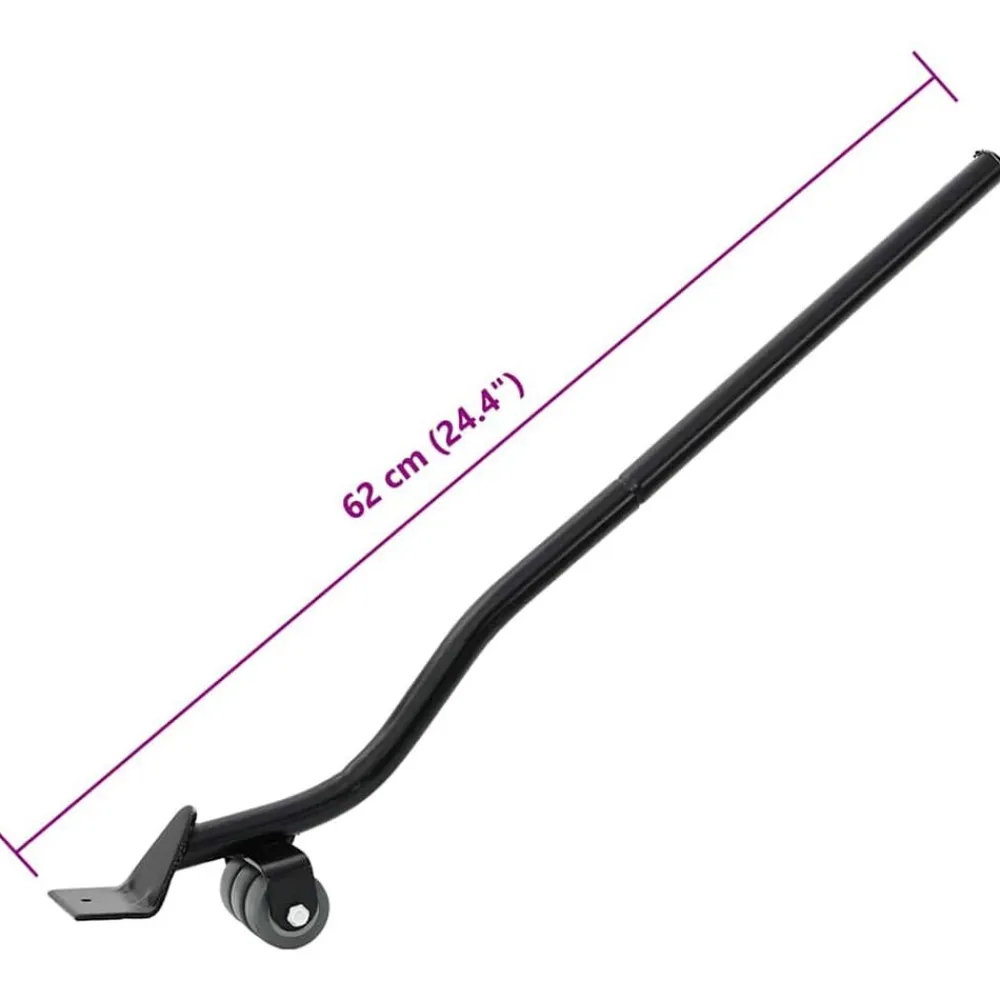 vidaXL Accesorios De Bricolaje-Ruedas para muebles (4 unidades, con elevador, 14,5 x 13,5 x 4 cm, acero, 400 kg)