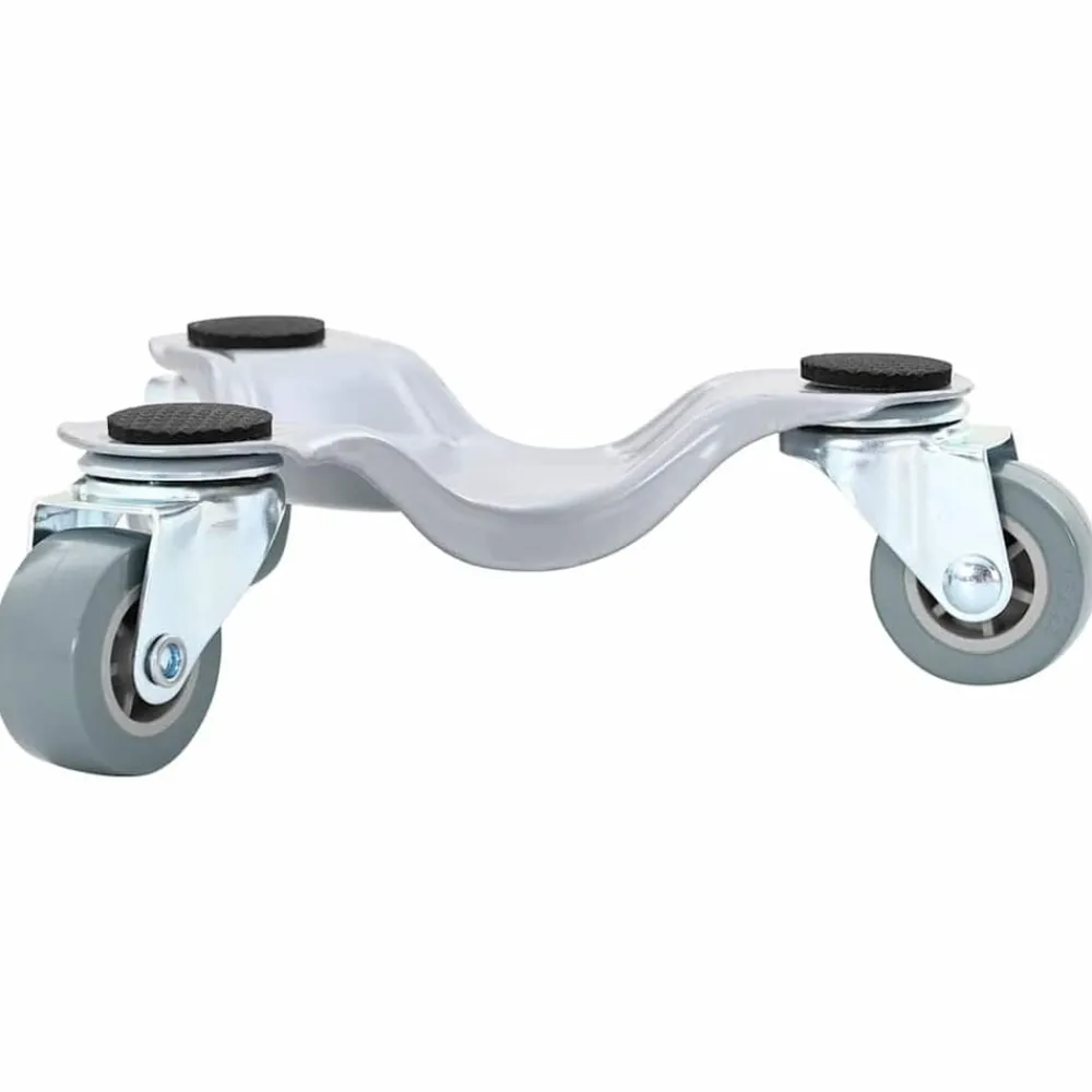 vidaXL Ruedas para muebles (4 unidades, 16 x 14,5 x 5,5 cm, acero, 180 kg) Hot