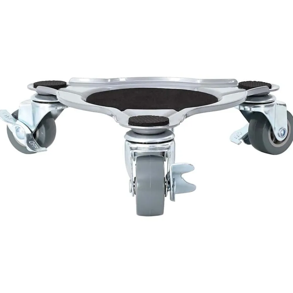 vidaXL Ruedas para muebles (4 unidades, con elevador, 19 x 17,5 x 6 cm, acero, 1000 kg) Online