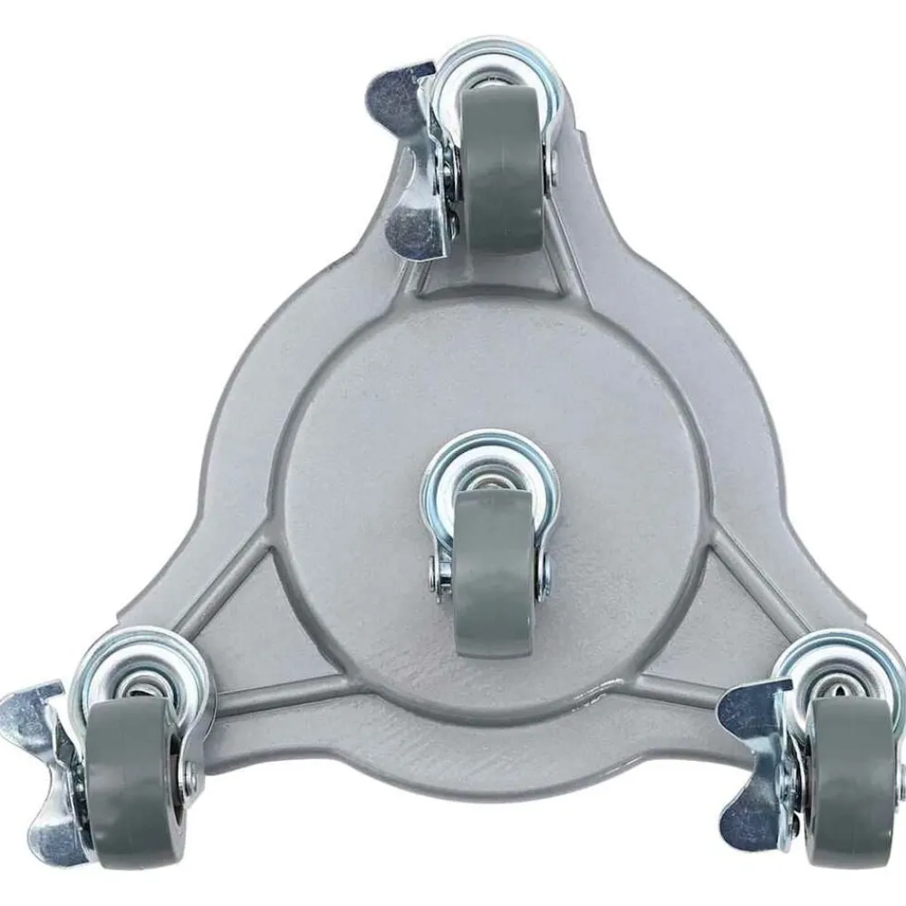 vidaXL Ruedas para muebles (4 unidades, con elevador, 19 x 17,5 x 6 cm, acero, 1000 kg) Online