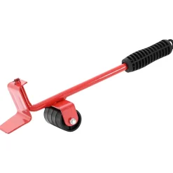 vidaXL Accesorios De Bricolaje-Ruedas para muebles (8 unidades, con elevadores), color rojo, 9,8 x 7,5 x 3 cm, 150 kg