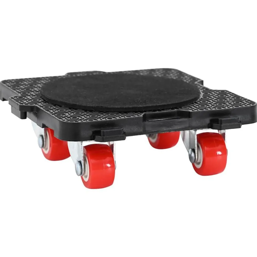 vidaXL Ruedas para muebles (4 unidades, con elevador), color negro, 13,5 x 13,5 x 4,2 cm, 300 kg Sale