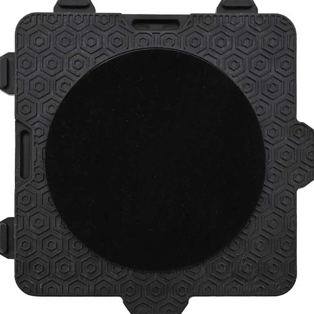 vidaXL Ruedas para muebles (4 unidades, con elevador), color negro, 13,5 x 13,5 x 4,2 cm, 300 kg Sale