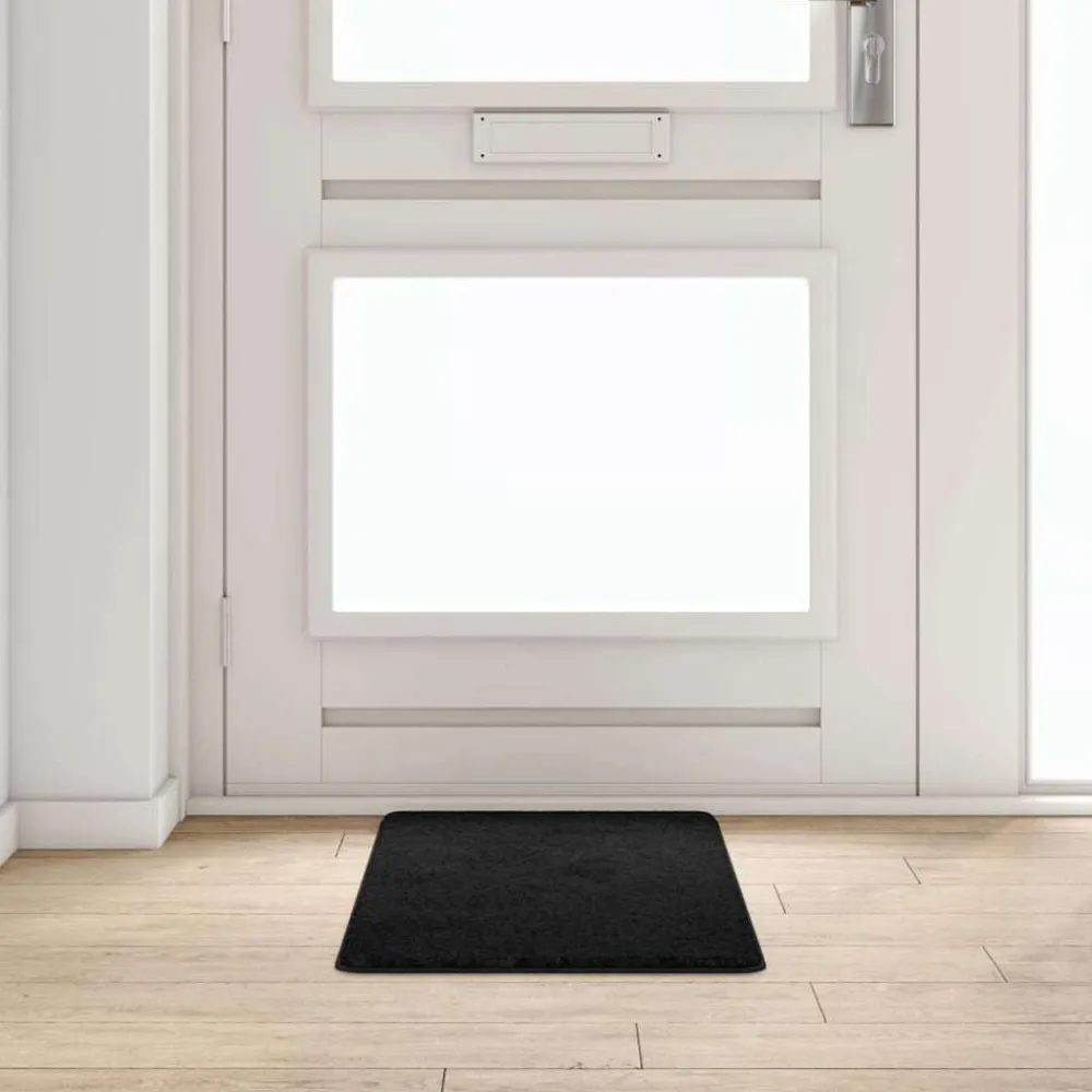 vidaXL Runner de Alfombra 50 x 100 cm Negro Best