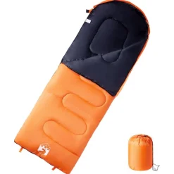 vidaXL Actividades Al Aire Libre-Saco de dormir de camping para adultos 3-4 estaciones