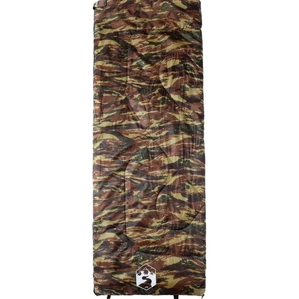 vidaXL Saco de dormir de camping para adultos 3 estaciones Camuflaje Sale