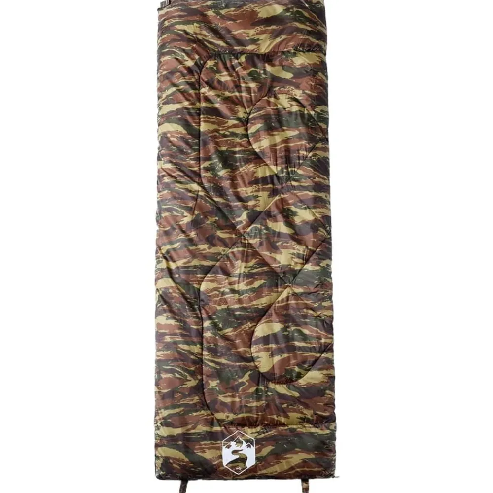 vidaXL Saco de dormir de camping para adultos 3 estaciones Camuflaje Discount