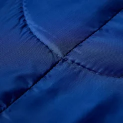 vidaXL Saco de dormir tipo momia de camping para adultos 3 estaciones azul marino y azul