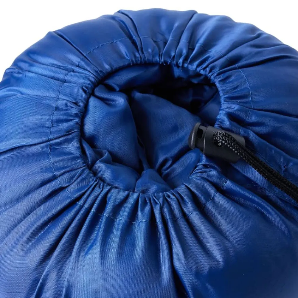 vidaXL Actividades Al Aire Libre-Saco de dormir tipo momia de camping para adultos 3 estaciones
