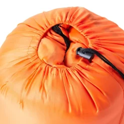 vidaXL Saco de dormir tipo momia de camping para adultos 3 estaciones Naranja y negro Best