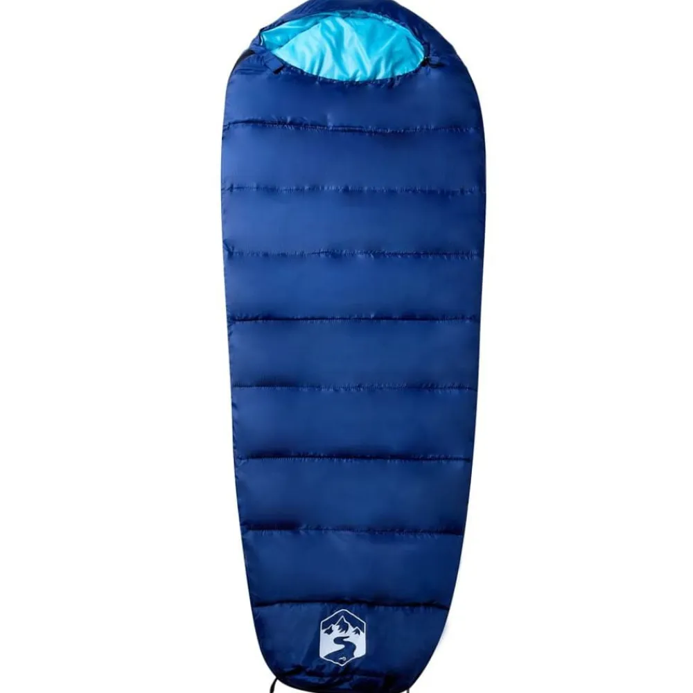vidaXL Actividades Al Aire Libre-Saco de dormir tipo momia de camping para adultos 3 estaciones