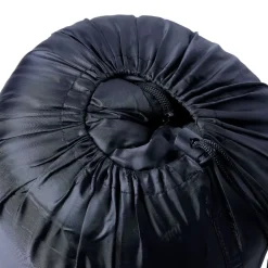 vidaXL Saco de dormir tipo momia de camping para adultos 3 estaciones Negro y rojo Sale