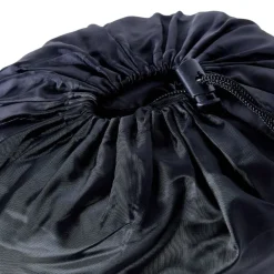 vidaXL Saco de dormir tipo momia de camping para adultos 3 estaciones Negro y rojo Sale