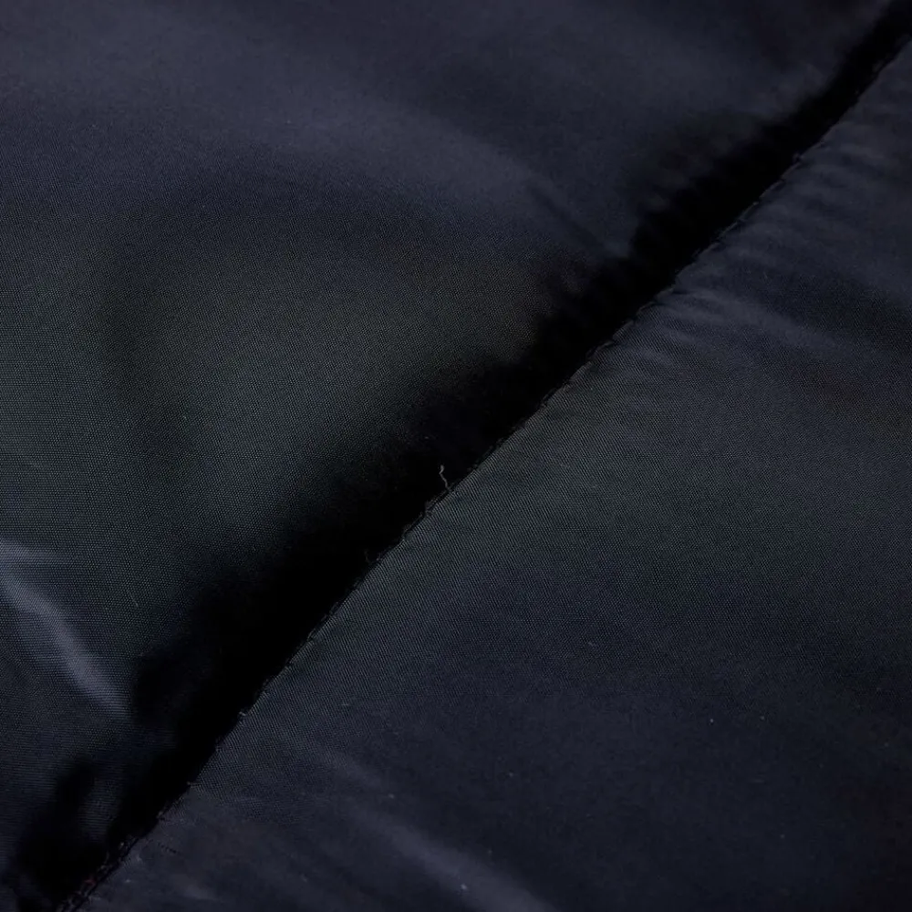 vidaXL Saco de dormir tipo momia de camping para adultos 3 estaciones Negro y rojo Sale