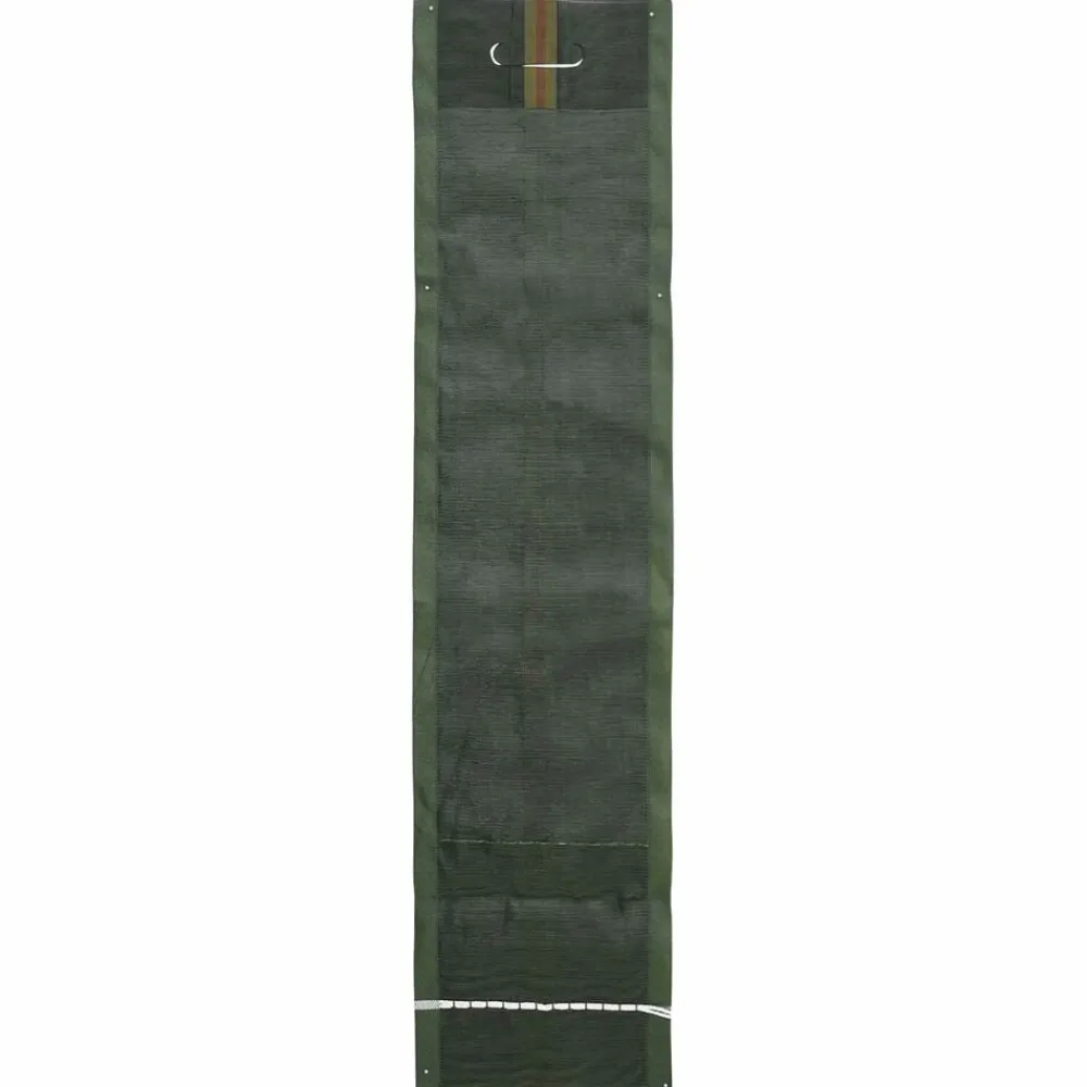 vidaXL Sacos de arena 10 pcs Verde oscuro 100 x 25 cm HDPE Clearance