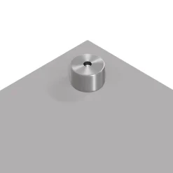 vidaXL Salpicadero de cocina 2 pcs 70 x 40 cm Gris claro Discount
