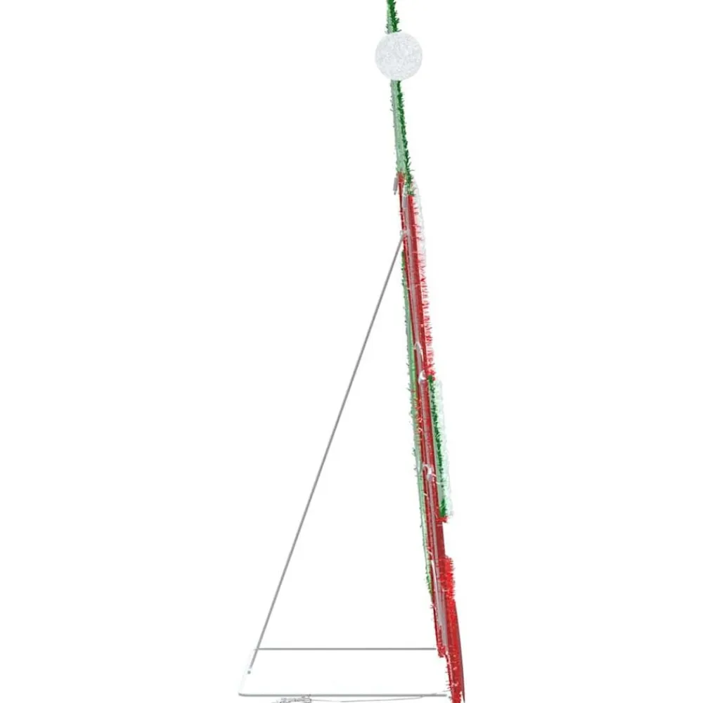 vidaXL Santa Claus Iluminado Cálido 70 x 62 cm Tela de Brillantina Clearance