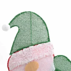 vidaXL Santa Claus Iluminado Cálido 70 x 62 cm Tela de Brillantina Clearance