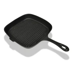 vidaXL Sartén parrilla de hierro fundido 24x23 cm Clearance