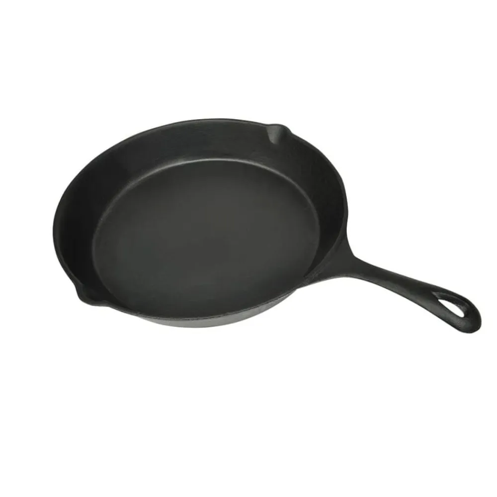 vidaXL Sartén parrilla de hierro fundido 30 cm redonda Hot