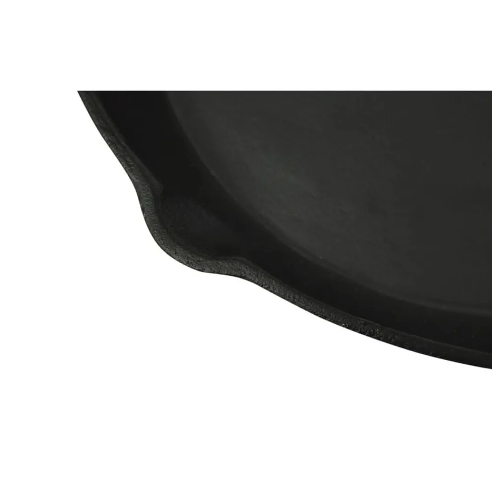 vidaXL Sartén parrilla de hierro fundido 30 cm redonda Hot