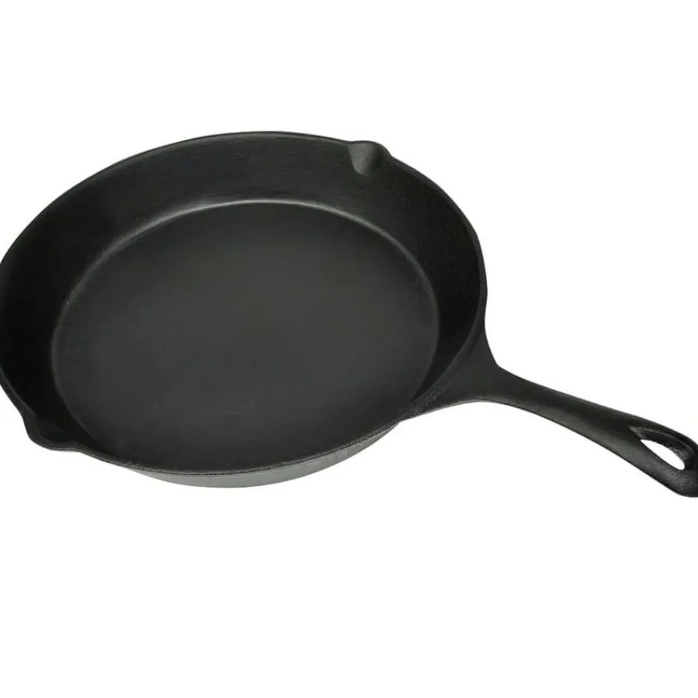 vidaXL Sartén parrilla de hierro fundido 30 cm redonda Hot