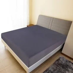 vidaXL Sábana bajera jersey algodón 90x200 cm Antracita Sale