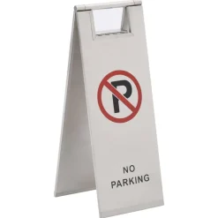 vidaXL Avisos-Señal de parking plegable acero inoxidable