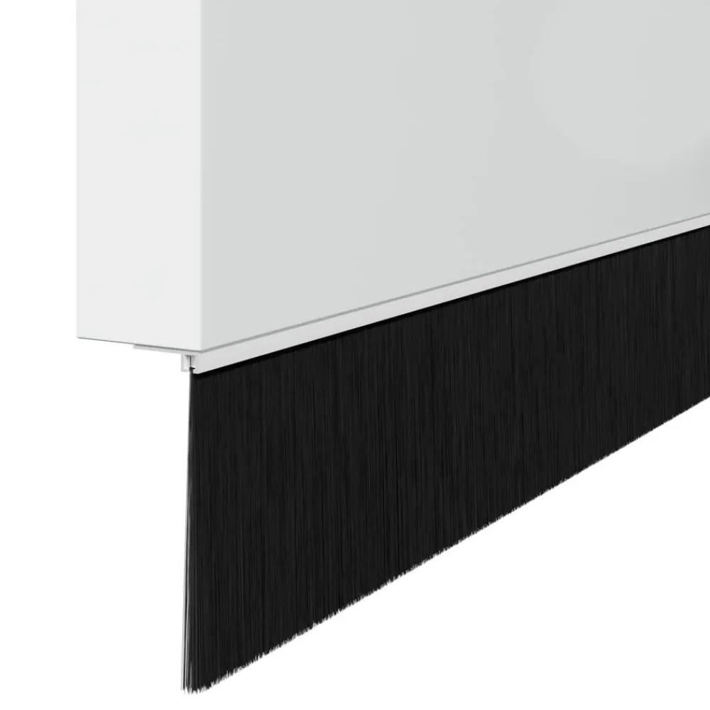 vidaXL Materiales De Construcción-Sellos de cepillo de puerta atornillables 2 pcs 100 cm