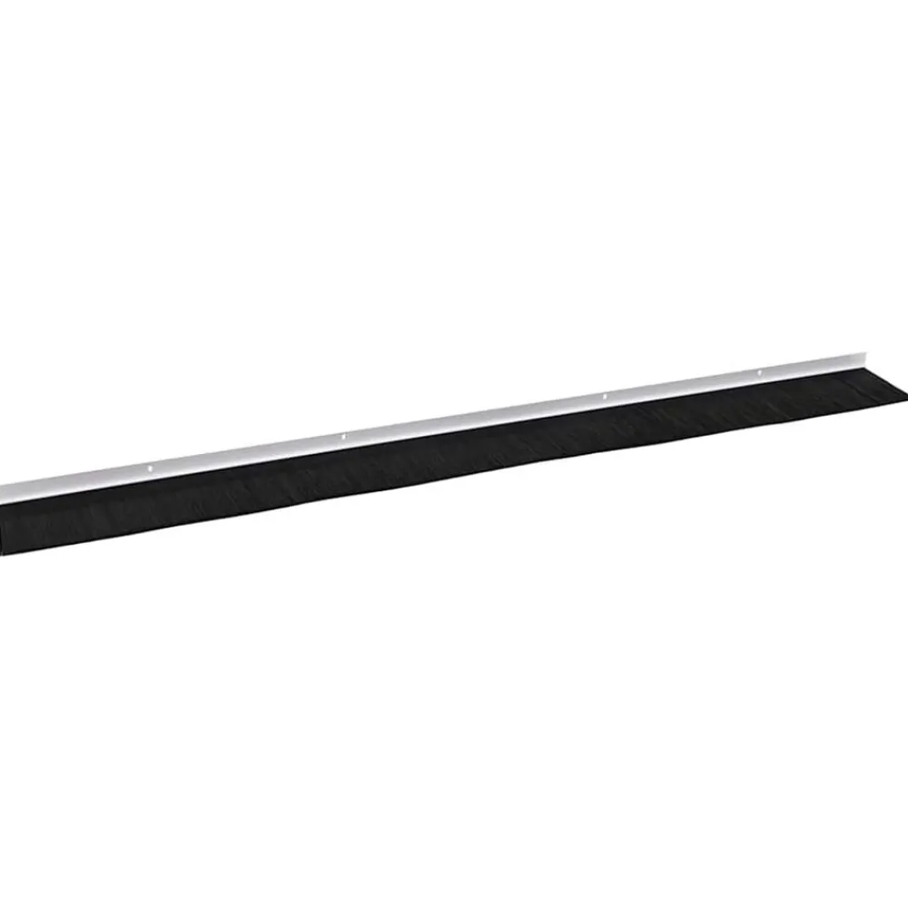 vidaXL Materiales De Construcción-Sellos de cepillo de puerta atornillables 2 pcs 100 cm