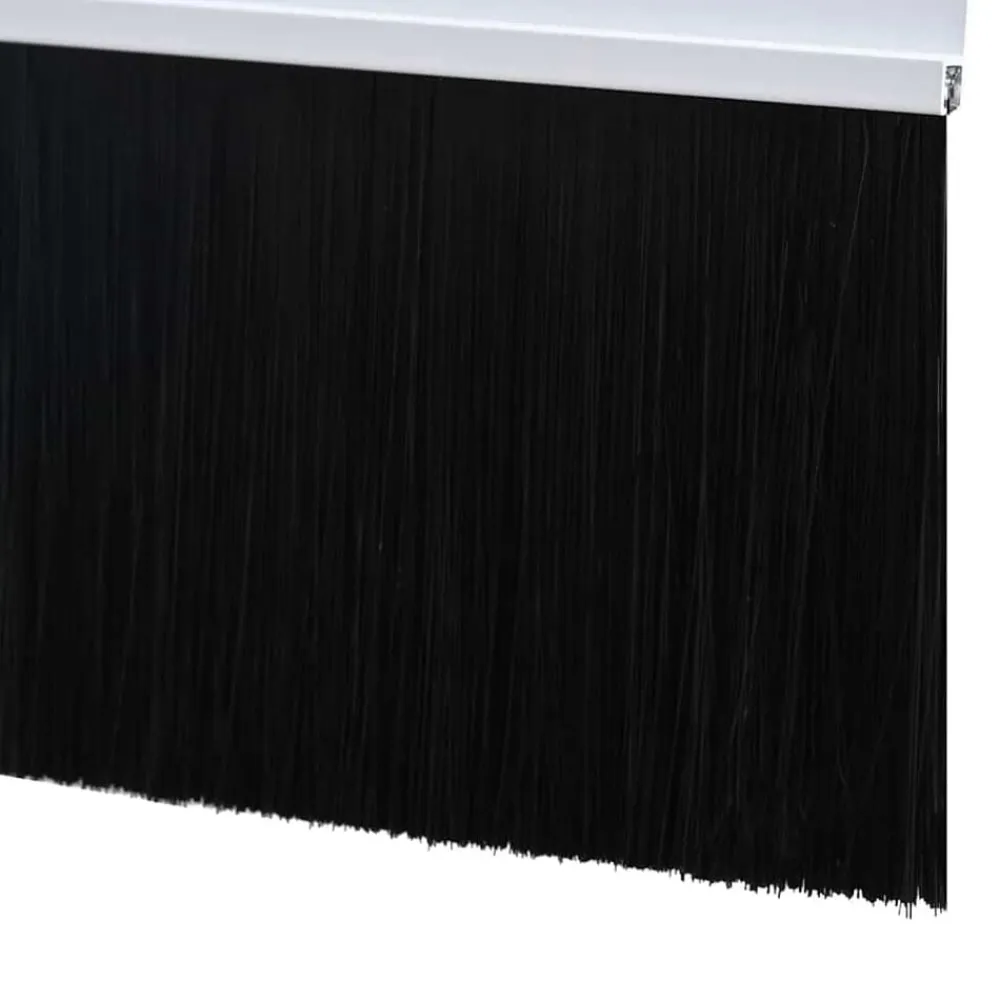 vidaXL Materiales De Construcción-Sellos de cepillo para puertas autoadhesivos 2 pcs 100 cm