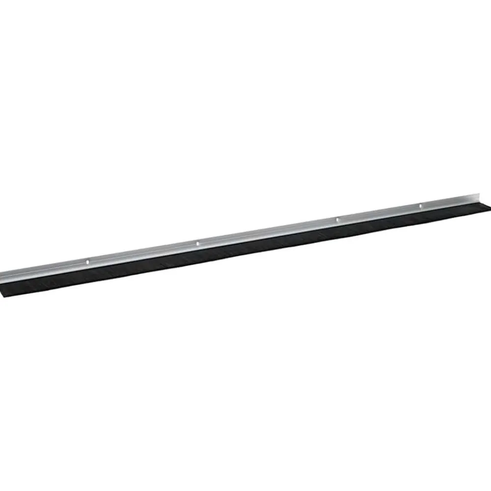 vidaXL Materiales De Construcción-Sellos de cepillo de puerta atornillables 2 pcs 100 cm