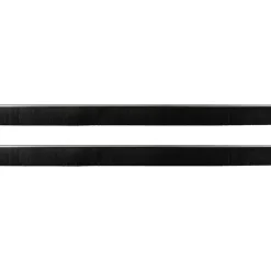 vidaXL Materiales De Construcción-Sellos de cepillo de puerta atornillables 2 pcs 100 cm