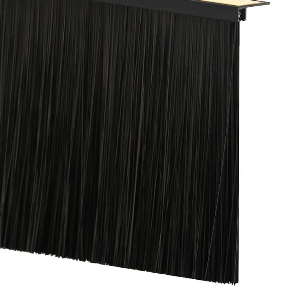 vidaXL Materiales De Construcción-Sellos de cepillo para puertas autoadhesivos 2 pcs 100 cm