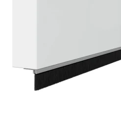 vidaXL Materiales De Construcción-Sellos de cepillo de puerta atornillables 2 pcs 100 cm