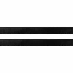 vidaXL Sellos de cepillo para puertas autoadhesivos 2 pcs 100 cm Negro Best
