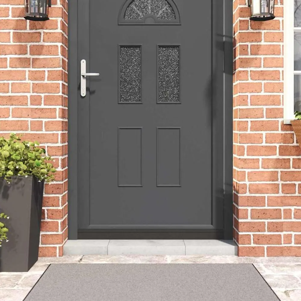 vidaXL Materiales De Construcción-Sellos de cepillo para puertas autoadhesivos 2 pcs 100 cm
