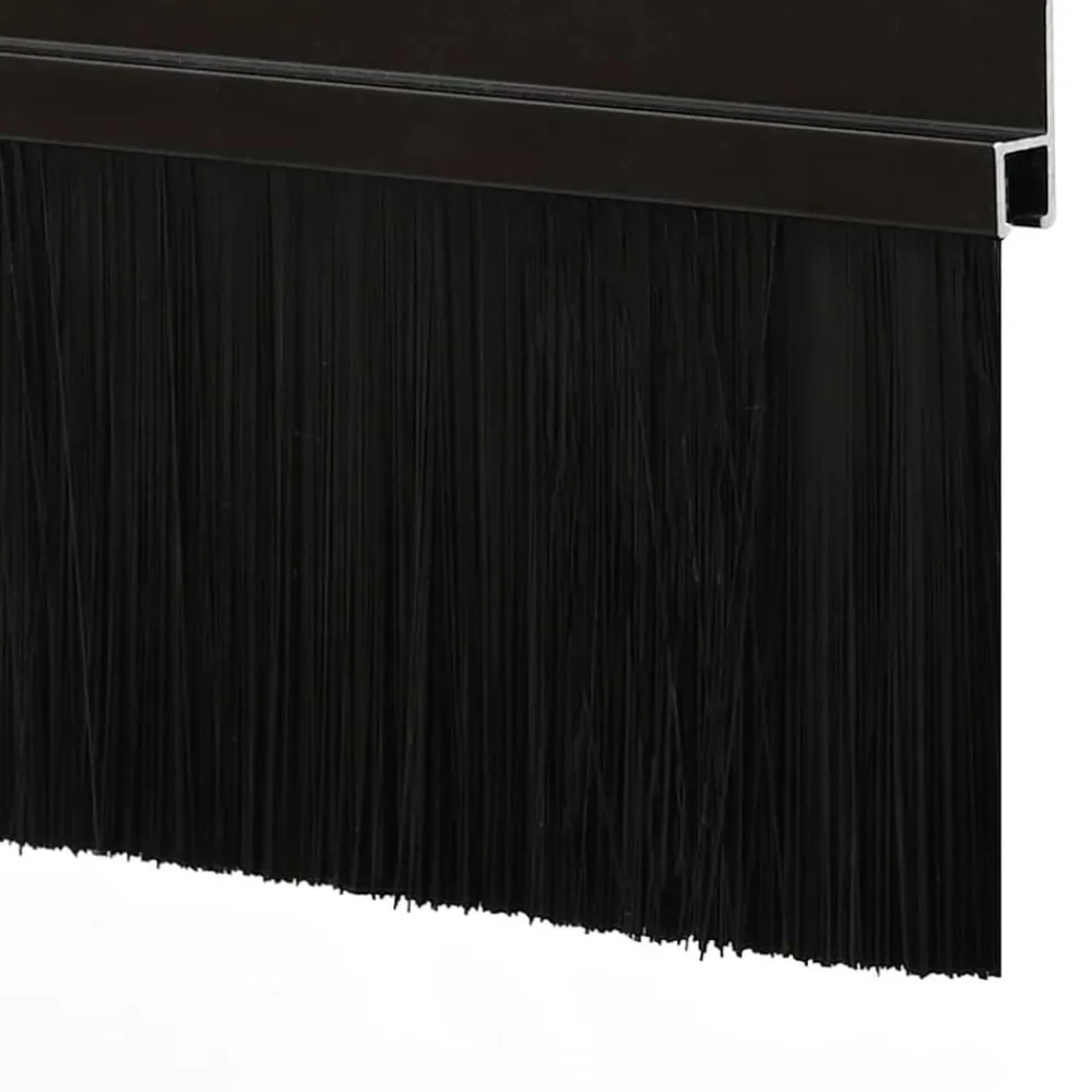 vidaXL Materiales De Construcción-Sellos de cepillo para puertas autoadhesivos 2 pcs 100 cm