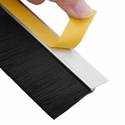 vidaXL Materiales De Construcción-Sellos de cepillo para puertas autoadhesivos 2 pcs