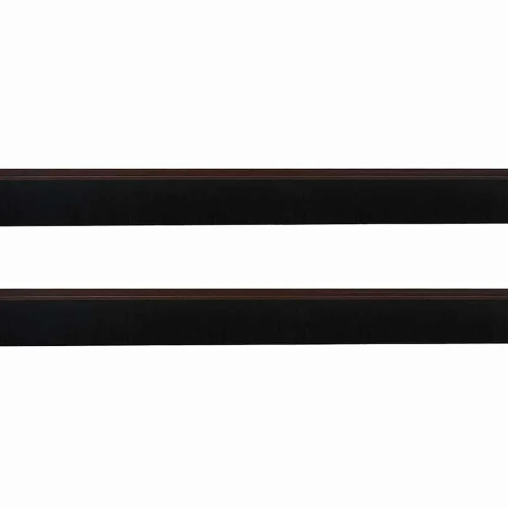 vidaXL Sellos de cepillo para puertas autoadhesivos 2 pcs Marrón Marrón Best