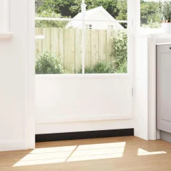 vidaXL Sellos de cepillo para puertas autoadhesivos 2 pcs 100 cm White Outlet