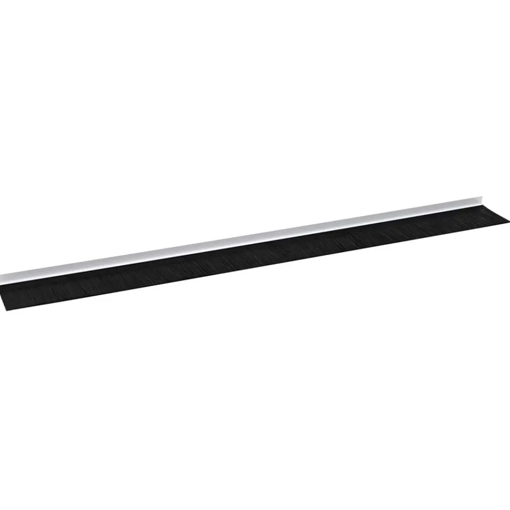 vidaXL Sellos de cepillo para puertas autoadhesivos 2 pcs 100 cm White Outlet