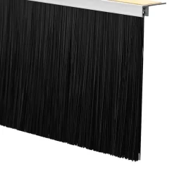 vidaXL Sellos de cepillo para puertas autoadhesivos 2 pcs 100 cm White Outlet