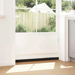 vidaXL Materiales De Construcción-Sellos de cepillo para puertas autoadhesivos 2 pcs